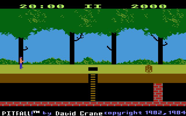 Pitfall! (1982) (Activision) Screenshot